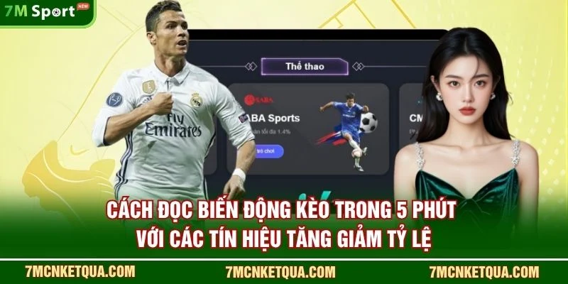 Cách đọc biến động kèo trong 5 phút với các tín hiệu tăng giảm tỷ lệ