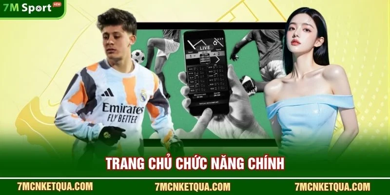 Trang chủ chức năng chính